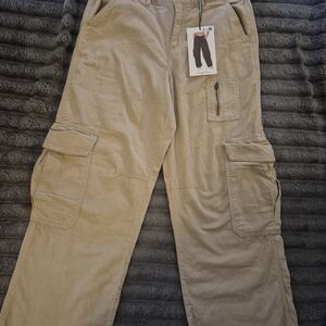 Angel Kiss Women's Tan Cargo Pants